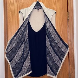 Size 22/24 sleeveless vest with attached tank